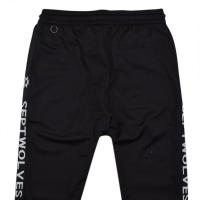 七匹商场专柜正品男士锦纶松紧腰休闲裤针织裤