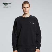 七匹狼卫衣男士2020秋季新款时尚圆领T恤大字母印花套头卫衣男装衣服上衣体恤男