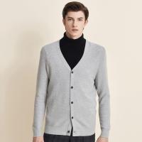 七匹狼毛衫2020秋季开襟单排扣线衫男装春秋装衣服上衣男