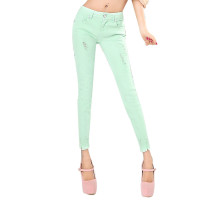 杰斯班糖果色小脚牛仔裤JPQ3039