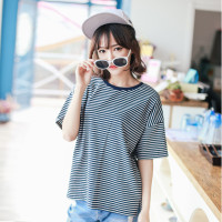 杰斯班宽松条纹T恤JP6233