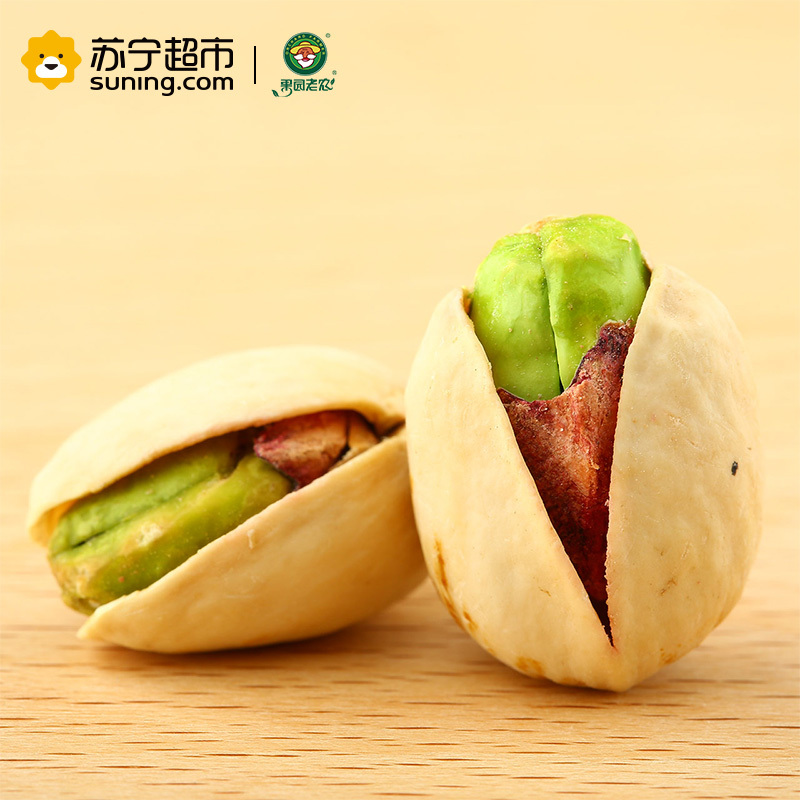 果园老农 零食坚果 开心果100g 开心果袋装 新老包装替换 坚果炒货原味带壳 果园老农出品