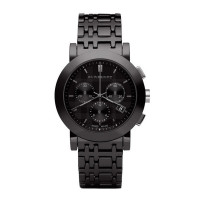 Burberry巴宝莉黑色不锈钢男式商务手表BU1771