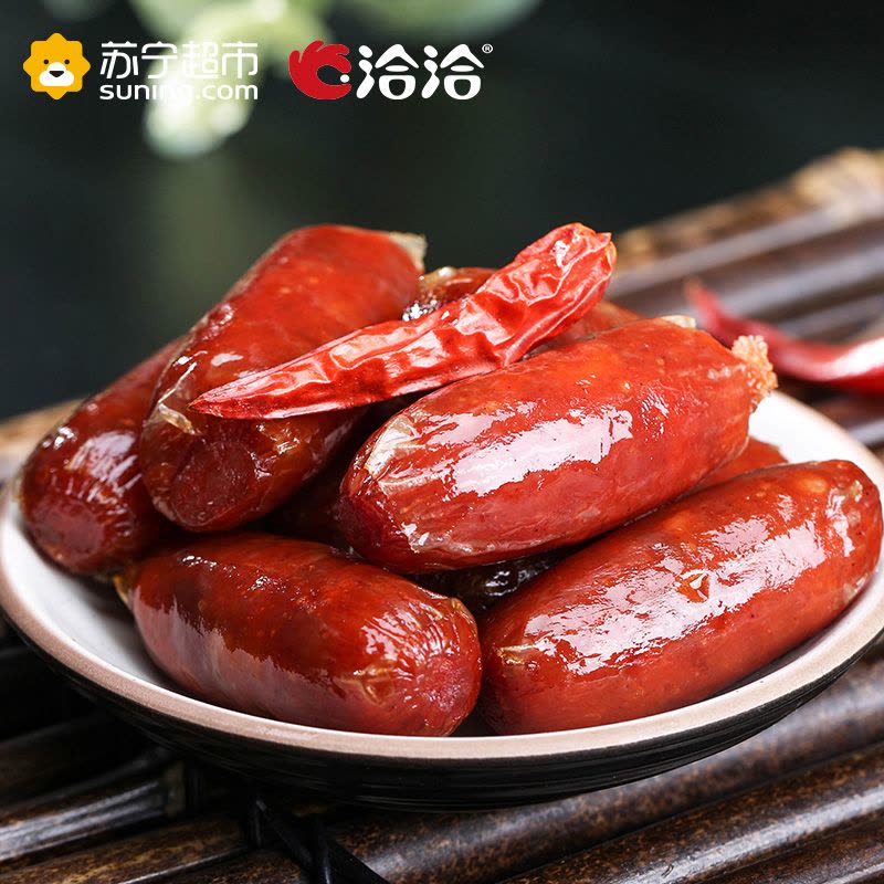 洽洽(chacheer) 小可爱烤香肠炭烧味168g 肉卤零食 袋装 猪肉类 洽洽出品图片