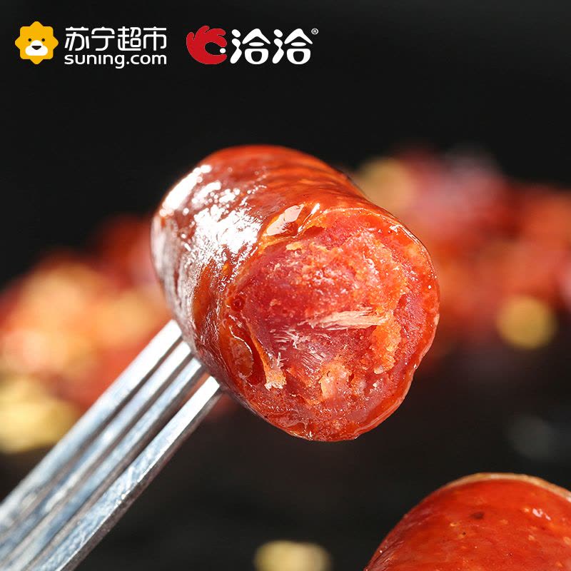 洽洽(chacheer) 小可爱烤香肠炭烧味168g 肉卤零食 袋装 猪肉类 洽洽出品图片