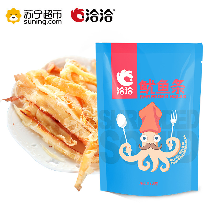 洽洽 味乐园鱿鱼条原味80g 肉卤零食 洽洽出品