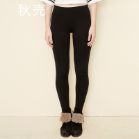秋壳春装 加厚保暖打底裤黑色