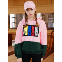 秋壳2019春季 ulzzang运动长袖连帽学院卫衣女百搭个性上衣潮
