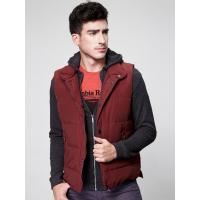 鸭鸭 新款立领纯色羽绒马甲男士外套D-5401