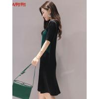 鸭鸭春季新品女士百褶裙Q-574001