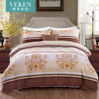 维科家纺棉拉舍尔四件套暖睡康四件套秋冬保暖床上四件套