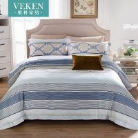 维科家纺四件套天丝被套床单双人床上用品田园4件套件1.5/1.8米床