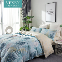 床上四件套纯棉全棉四件套简约现代北欧小清新少女床单被套四件套