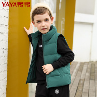 鸭鸭白鸭绒加厚中性儿童聚酯纤维专柜羽绒背心男羽绒马甲D-731755