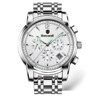 亨宝时hangboss男手表全自动机械表防水时尚运动男表精钢男士腕表