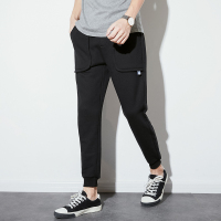 唐狮新款休闲裤加绒加厚冬季款男长裤束脚运动裤收脚修身