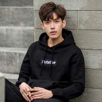 唐狮男士卫衣连帽套头休闲情侣外套潮学生卫衣男潮牌帽衫