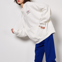 唐狮卫衣2018新款女长袖松松垮垮卫衣连帽韩版宽松超火卫衣女薄款