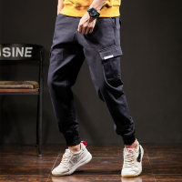 唐狮2018秋冬韩版新款男束脚工装裤宽松休闲裤青少年ins潮流百搭