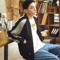 唐狮冬季外套男2018新款圆领韩版学生加绒短款呢大衣冬装大衣外套