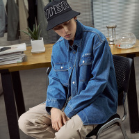 唐狮2019春秋新款牛仔外套男牛仔衣夹克青年韩版宽松帅气港风外套