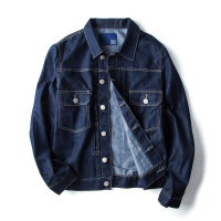 唐狮2018春秋原色翻领牛仔外套男韩版学生宽松休闲ins超火的夹克Z