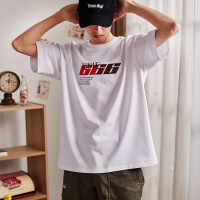 唐狮短袖T恤男2019夏装新款纯棉韩版学生圆领衣服港风潮半袖上衣