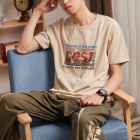 唐狮2019夏装新款短袖T恤男潮流港风宽松半袖青少年纯棉半袖上衣