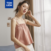 唐狮2019夏新款女小吊带背心外穿宽松短款心机打底甜美