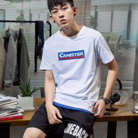 短袖T恤男棉潮流韩版打底半袖青少年学生上衣