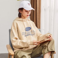 唐狮连帽卫衣女2019秋季新款韩版宽松卫衣女薄款长袖上衣女ins潮