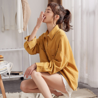 唐狮春秋季2019款女士衬衫复古港味韩版白长袖衬衣设计感小众上衣