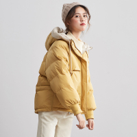 唐狮羽绒服女2019新款羽绒服女面包服短款冬季羽绒服女矮个子