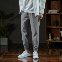 唐狮2019秋新款裤子男休闲裤宽松束脚裤男韩版潮流学生收脚长裤男