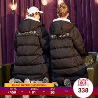 唐狮2019冬季新款情侣羽绒服男女同款中长款加厚外套连帽学生潮酷