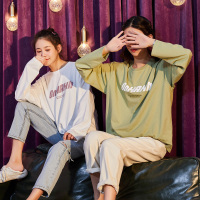 唐狮2020春季新款长袖T恤女纯棉打底网红韩版潮流学生百搭ins风