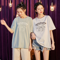 唐狮2020春夏新款短袖T恤女白色T恤女韩版上衣百搭宽松休闲ins潮