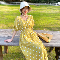 唐狮2020年夏季新款女装时尚气质显瘦波点连衣裙ins超仙森系裙子