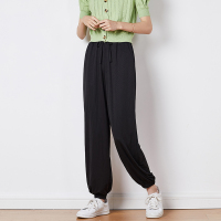 唐狮2020秋新款灰色运动裤女高腰束脚裤女网红宽松显瘦百搭休闲裤