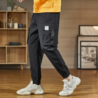 唐狮2020秋新款休闲裤男宽松男士裤子港风束脚工装裤男韩版潮流W