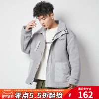 唐狮2020冬季新款仿羊羔绒棉衣男保暖加厚外套棉袄宽松帅气棉服潮