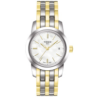天梭 TISSOT T-Classic经典系列石英女表 T033.210.22.111.00