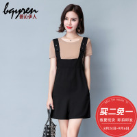 碧沁伊人背带裤套装女夏连体裤