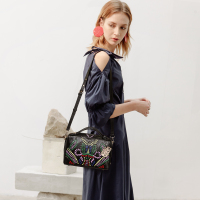 COMICO高美高女款吉普赛风单肩牛皮手提包C5675