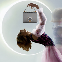 COMICO高美高女款满月华彩单肩斜挎手提包C5949