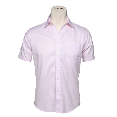 美尔雅(MAILYARD)短袖衬衫 纯棉商务男式衬衣男士免烫职业衬衣 122
