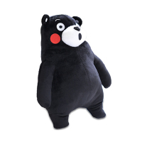日本正版原装进口 酷MA萌(KUMAMON) 熊本熊毛绒公仔玩具玩偶抱枕 惊讶表情毛绒玩偶