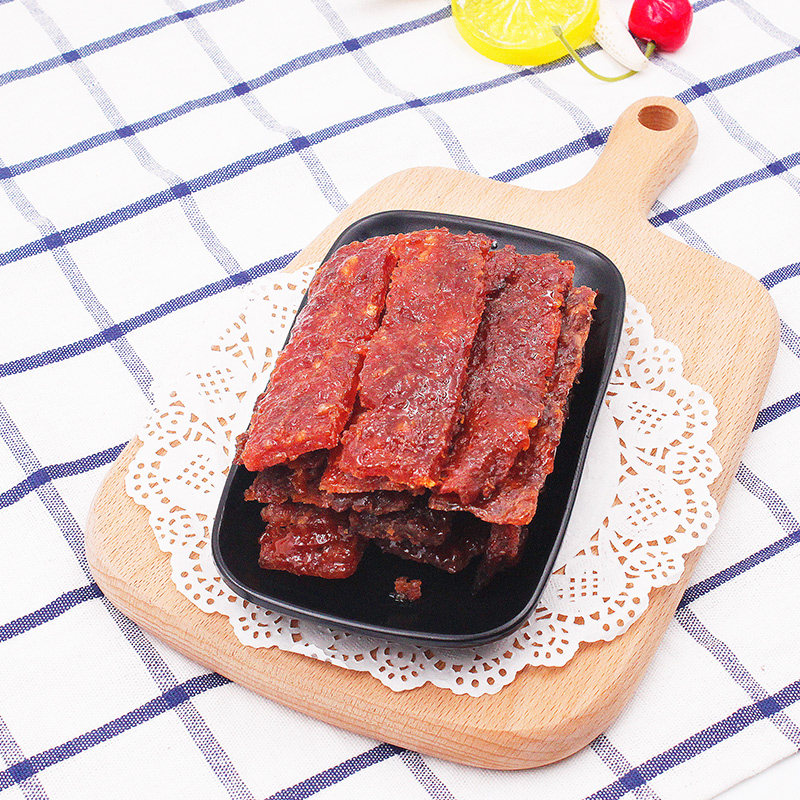 [自然派 蜜汁猪肉脯100g]蜜汁味猪肉干猪肉条办公室休闲零食