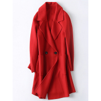 憨厚皇后2019春季新款羊毛呢子大衣女士韩版外套