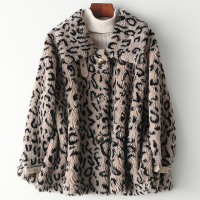 海宁2019秋冬新款韩版复合皮毛一体女羊毛皮休闲外套W
